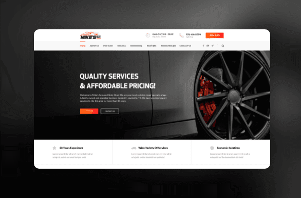 Mike’s Auto Body Shop